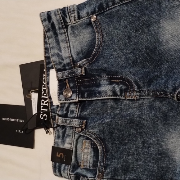 NWT Boys Jeans By GS-115 Premium Size: 5 Material: 98% cotton/2% spandex - Picture 2 of 12